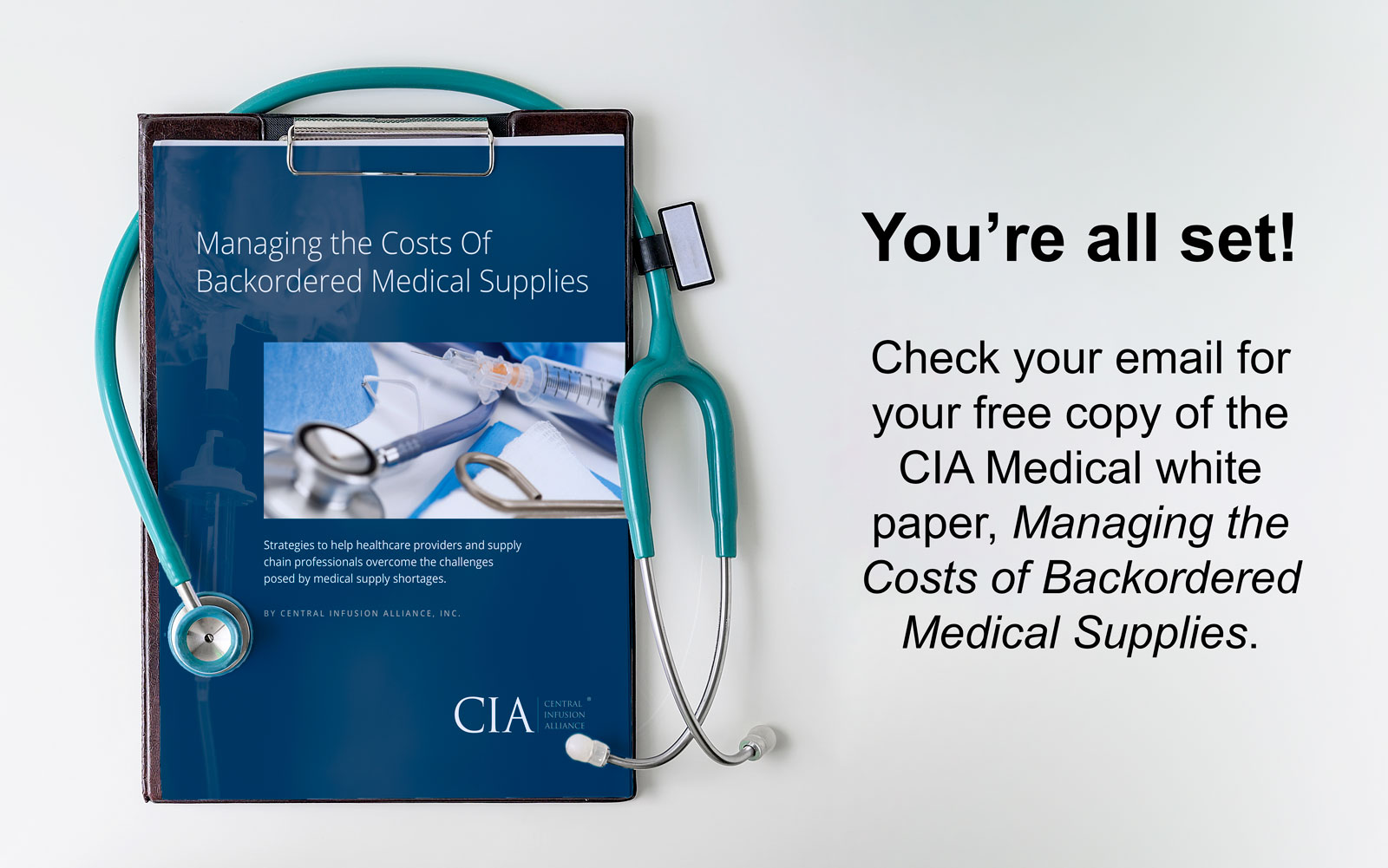 CIA Medical White paper confirmation